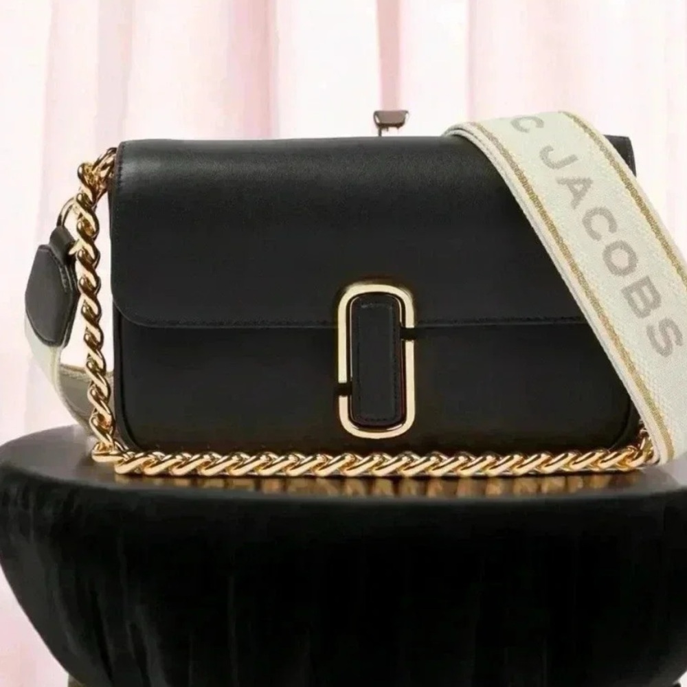 Marc Jacobs Black and Gold Women's Bag